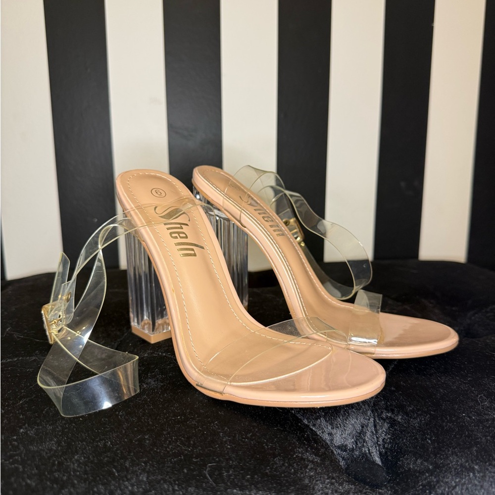 Transparent Nude Heels